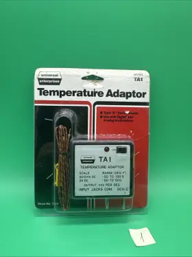 Universal Enterprises Ta1k Temperature Adaptor Ta1 - New Old Stock Made In Korea Universal Enterprises Ta1k Temperature Adaptor Ta1 - New Old Stock Made In Korea