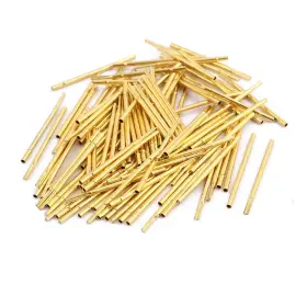 Uxcell 601382084017 100pcs R50-2s 0.86mm Dia 17.5mm Length Metal Test Probe Needle Cover Gold Plated Uxcell 601382084017 100pcs R50-2s 0.86mm Dia 17.5mm Length Metal Test Probe Needle Cover Gold Plated
