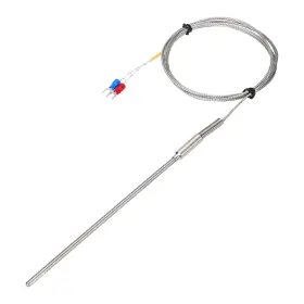 Uxcell 632702552701 E Type Temperature Sensor Probe 1.5m Cable 4x150mm Thermocouple