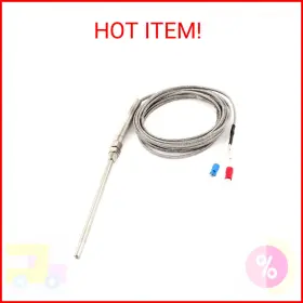 Uxcell 712662031451 10cm K Type 0-500c Temperature Controller Thermocouple Sensor Probe 3 Met Uxcell 712662031451 10cm K Type 0-500c Temperature Controller Thermocouple Sensor Probe 3 Met