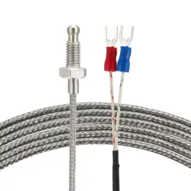 Uxcell 714998779243 K Type Temperature Sensor Probe Screw Thermocouple 0.5meter Cable