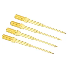 Uxcell 723115993356 4pcs Test Probe Pins 1mm Copper Multimeter Extention Needle Gold Uxcell 723115993356 4pcs Test Probe Pins 1mm Copper Multimeter Extention Needle Gold