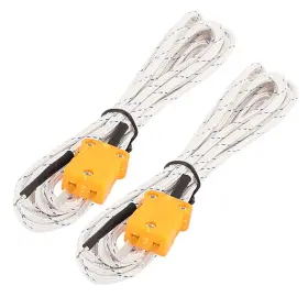 Uxcell 783243931521 2 X 3 Meter K Type Thermocouple Probe Digital Temperature Sensor For Multimeter