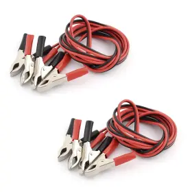 Uxcell A16032800ux0285 5a Alligator Clip Double Wire Battery Test Booster Jumper Cable 1.5m Long Uxcell A16032800ux0285 5a Alligator Clip Double Wire Battery Test Booster Jumper Cable 1.5m Long