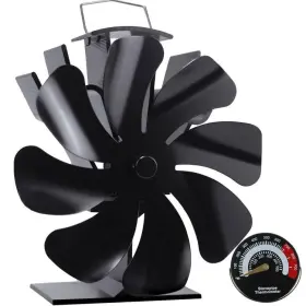 Voda Vdsf615sut Wood Stove Fan Heat Powered Fireplace Fans Non Electric 8 Medium Black Voda Vdsf615sut Wood Stove Fan Heat Powered Fireplace Fans Non Electric 8 Medium Black