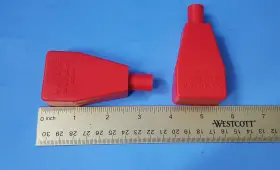 Vte 415n6v02 10 Pcs- Battery Terminal Insulator 415 Series Red Cable Entry 6