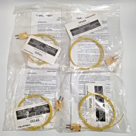 Wavetek Tp255 4 New In Bag Type K Termocouple Wire Probe 4ft Made Usa Flat Pin