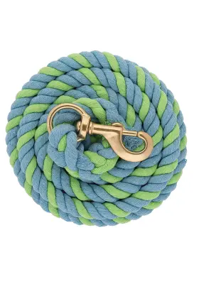 Weaver Leather B01n0zrg49 Cotton Lead Rope Lime Blue 5/8 Inch X 10ft Durable Equine Weaver Leather B01n0zrg49 Cotton Lead Rope Lime Blue 5/8 Inch X 10ft Durable Equine