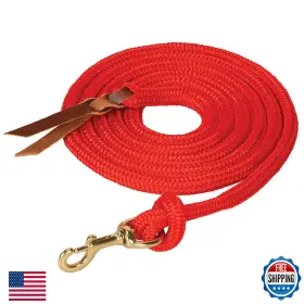Weaver Leather B07swd2xsm Poly Cowboy Lead With Snap 5/8 Inch X 10ft Uv-resistant Polyester