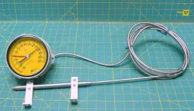 Weksler 41gh-v00f-b10y Capillary Thermometer With 10 Foot Tube -40-110 Deg F P/n