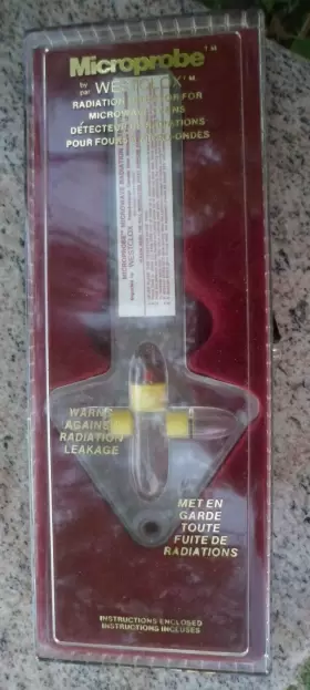 Westclox 44557 Microprobe Radiation Detector For Microwave Oven Scientific Vintge 1978 Westclox 44557 Microprobe Radiation Detector For Microwave Oven Scientific Vintge 1978