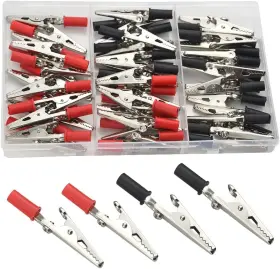 Wgcd 313103517536 Wmycongcong 50 Pcs Metal Alligator Clips Electrical Test Clamps With Plastic Han Wgcd 313103517536 Wmycongcong 50 Pcs Metal Alligator Clips Electrical Test Clamps With Plastic Han