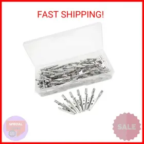 Wmycongcong 445042132198 100 Pcs 52mm Metal Alligator Clips Electrical Test Clamps N