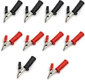Xyrstolr Xyr000033 8pcs Insulated Alligator Clips 30a Battery Cable Crocodile Electric Test C Xyrstolr Xyr000033 8pcs Insulated Alligator Clips 30a Battery Cable Crocodile Electric Test C