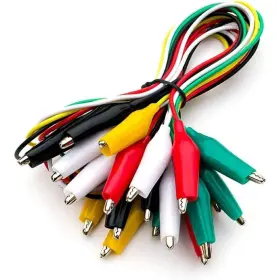 Yaokashce T-001 10 Pcs Alligator Clips Electrical With Wires Preminum Crocodile Cl Yaokashce T-001 10 Pcs Alligator Clips Electrical With Wires Preminum Crocodile Cl
