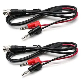 Yohii 4351115194 3.3ft Bnc Male To Dual Banana Plug Test Lead Coaxial Cable For Oscilloscope - 2p Yohii 4351115194 3.3ft Bnc Male To Dual Banana Plug Test Lead Coaxial Cable For Oscilloscope - 2p