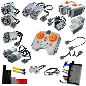 Yun.arbor 037936561343 44pcs Power Function Kit Set Motor Battery Infrared-remote-control Receiver T Yun.arbor 037936561343 44pcs Power Function Kit Set Motor Battery Infrared-remote-control Receiver T