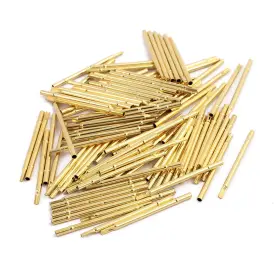 Zaplyte 601382285476 100pcs R100-3s 1.67mm Dia 29.5mm Length Metal Test Probe Needle Cover Zaplyte 601382285476 100pcs R100-3s 1.67mm Dia 29.5mm Length Metal Test Probe Needle Cover