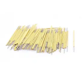 Zaplyte 602451706878 98 Pcs Pl75-b1 0.76mm Diameter Spring Loaded Contact Testing Test Probe Pin