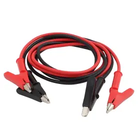 Zaplyte 680811532695 Pair Double-ended Alligator Clip Cable Jumper Wire Test 1.02m