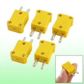 Zaplyte 680811551726 5 X Yellow Plastic Case Smpw-k-m K Type Thermocouple Wire Connector Zaplyte 680811551726 5 X Yellow Plastic Case Smpw-k-m K Type Thermocouple Wire Connector