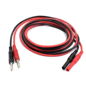 Zhenyu Tl036 2pcs Multimeter Test Lead Extension Male To Female Connector 4mm Banana Plug