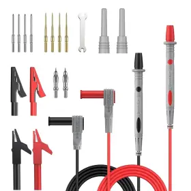 Zhenyu Z30055c 17pcs Multimeter Leads Kit Multi Test Probes Set With 4mm/2mm Alligator