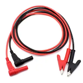 Zhenyu Zy12092 14 Gauge Multimeter Test Leads Right Angle Banana Plug To Alligator Clip Heav Zhenyu Zy12092 14 Gauge Multimeter Test Leads Right Angle Banana Plug To Alligator Clip Heav