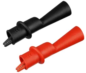 Ziboo 707862492867 Ac175 Threaded Slide-on Alligator Clip Set With Flexible Boots Ziboo 707862492867 Ac175 Threaded Slide-on Alligator Clip Set With Flexible Boots