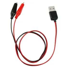 Zzhxsm 740866410123 Crocodile Clamps Test Wire 50cm/19.69inch Double Alligator Clips To Us