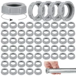 Pushglossy 50 Pcs Plastic Insulating Bushing Threaded Electrical Bushings For.... Fixed Price $17.21.