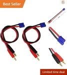 Hubsan H501s 2pcs Ec2 To 4mm Banana Plug Adaptors - High Voltage, Heat Resistant. Fixed Price $13.99.