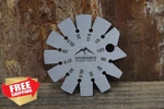 Wisemen Trading Bevel Gauge, Stainless Steel, 15-120 Degree Angle. Fixed Price $27.99.