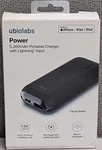 Ubiolabs Power 5200mah Portable Charger With Cable Input Black. Fixed Price $28.99.