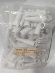 Cal Test Electronics Ctm-47-9 Pee-wee Insulator Vinyl White Bag Of 100. Fixed Price $19.99.