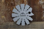 Wisemen Trading Stainless Steel Bevel Gauge Angle Range 15-120 Degree. Fixed Price $22.17.